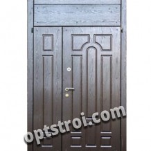 Двустворчатая металлическая дверь. Модель А416-03