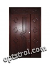 Двустворчатая металлическая дверь. Модель А419-03