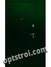 Двустворчатая металлическая дверь. Модель С200-004