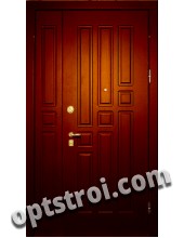 Двустворчатая металлическая дверь. Модель С200-007