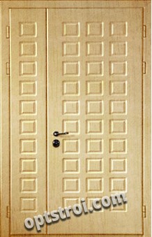 Двустворчатая металлическая дверь. Модель С200-005-10