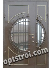 Нестандартная входная металлическая дверь Т10-09