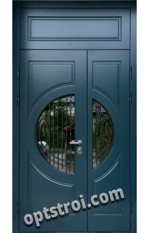 Металлическая дверь уличная в частный дом  под заказ- ЧД-004