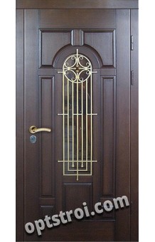 Входная металлическая дверь в загородный дом. Модель 864