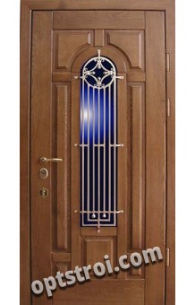 Входная металлическая дверь в загородный дом. Модель 865