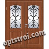 Входная металлическая дверь в коттедж - модель КТ-001