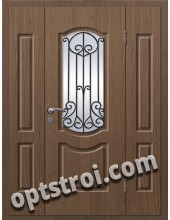 Входная металлическая дверь в коттедж - модель КТ-014