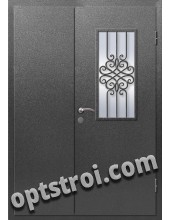 Входная металлическая дверь в коттедж - модель КТ-016