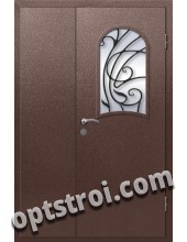 Входная металлическая дверь в коттедж - модель КТ-017