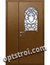 Входная металлическая дверь в коттедж - модель КТ-018