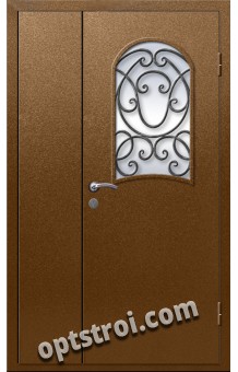 Входная металлическая дверь в коттедж - модель КТ-018