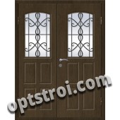 Входная металлическая дверь в коттедж - модель КТ-002