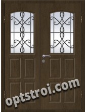 Входная металлическая дверь в коттедж - модель КТ-002