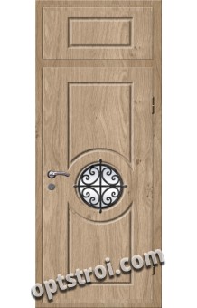 Входная металлическая дверь в коттедж - модель КТ-024