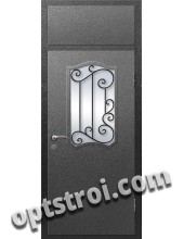 Входная металлическая дверь в коттедж - модель КТ-026