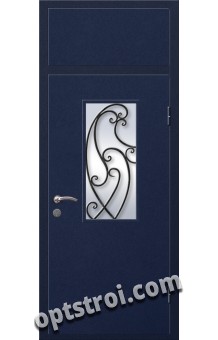 Входная металлическая дверь в коттедж - модель КТ-029