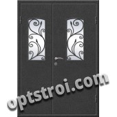 Входная металлическая дверь в коттедж - модель КТ-009