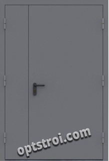Входная металлическая двустворчатая дверь - модель 894