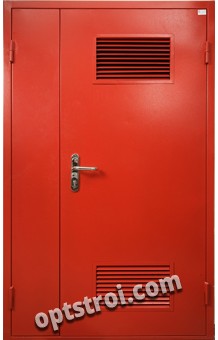 Входная металлическая двустворчатая дверь - модель 897