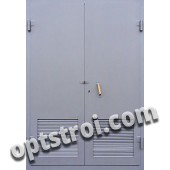 Входная металлическая двустворчатая дверь - модель 898
