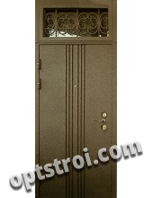 Нестандартная  металлическая дверь. Модель Тевтон