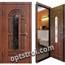 Теплая металлическая входная дверь для дома - модель 910