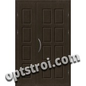 Входная металлическая двухстворчатая дверь ПР-001