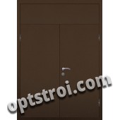 Входная металлическая двухстворчатая дверь ПР-021