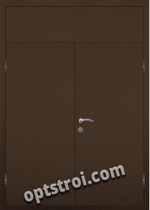 Входная металлическая двухстворчатая дверь ПР-021