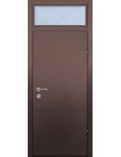 Входная металлическая дверь со стеклом модель - СТ-010
