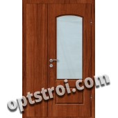 Входная металлическая дверь со стеклом модель - СТ-019