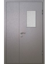Входная металлическая дверь со стеклом модель - СТ-003