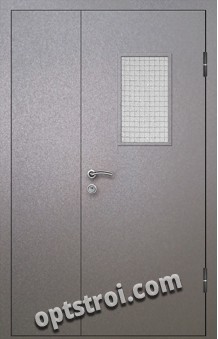 Входная металлическая дверь со стеклом на заказ в С-пб