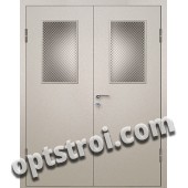 Входная металлическая дверь со стеклом модель - СТ-004