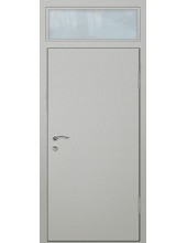 Входная металлическая дверь со стеклом модель - СТ-006