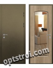 Входная металлическая дверь с зеркалом модель - ДЗ-010