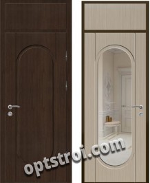 Входная металлическая дверь с зеркалом модель - ДЗ-011