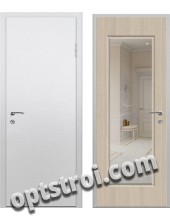 Входная металлическая дверь с зеркалом модель - ДЗ-014