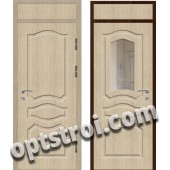Входная металлическая дверь с зеркалом модель - ДЗ-015