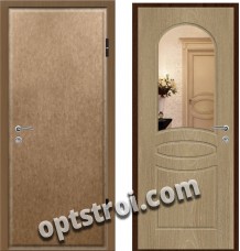Входная металлическая дверь с зеркалом модель - ДЗ-002