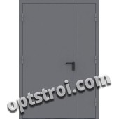 Двустворчатая металлическая дверь. Модель А436-03