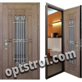 Металлическая дверь с ковкой К10-07