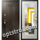 Входная металлическая дверь с зеркалом модель - ДЗ-012