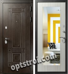 Входная металлическая дверь с зеркалом модель - ДЗ-012