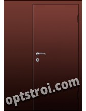 Входная металлическая дешевая тамбурная дверь модель - ТЭ-002