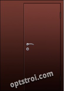 Входная металлическая дешевая тамбурная дверь модель - ТЭ-002