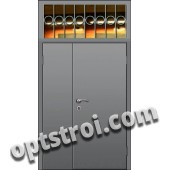 Входная металлическая дешевая тамбурная дверь модель - ТЭ-003