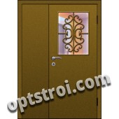 Входная металлическая тамбурная дверь на лестничную площадку модель - ТЛ-007