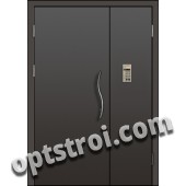 Входная металлическая тамбурная дверь в подъезд модель - ТП-002
