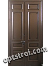 Дверь входная металлическая двухстворчатая - модель А672-02